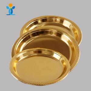 Gold Disposable Plastic Plates Salad Plates Gold Disposable Plastic Plates Salad Plates