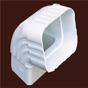 plastic gutter accessory 90 pipe elbow
